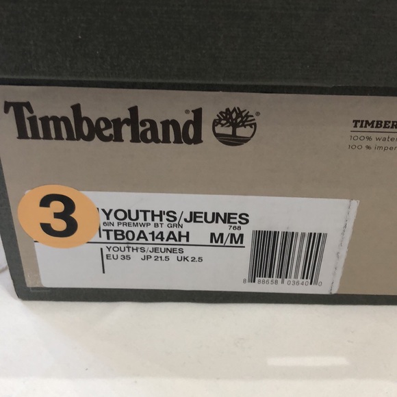Kids Timberland Boots sz 3y - Picture 4 of 4